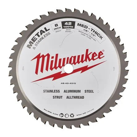 Circular saw blades for metal:CSB P M 203 x 5/8 x 1.8 x 42 - 1pc