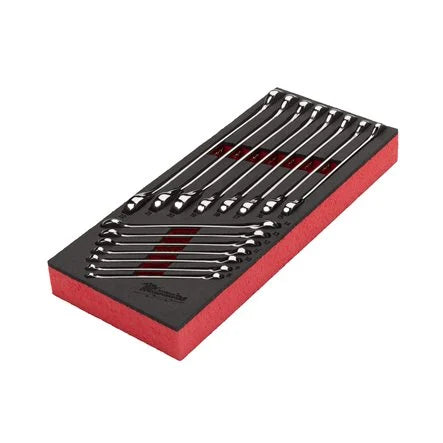 MAX BITE Ratcheting Combination Spanner Set Foam Insert