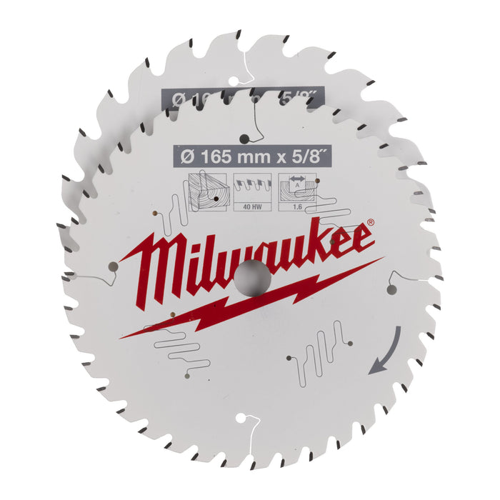 Circular saw blades -CSB Twin Pack 165 x 24T/40T - 2pc