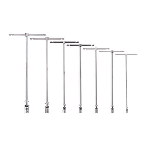 T-bar handle with swivel socket Set - 7 pc