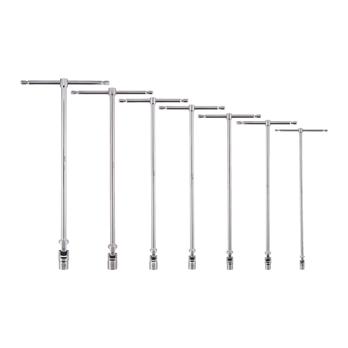 T-bar handle with swivel socket Set - 7 pc
