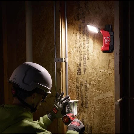 M12 multi-directional flood light with PACKOUT compatibility