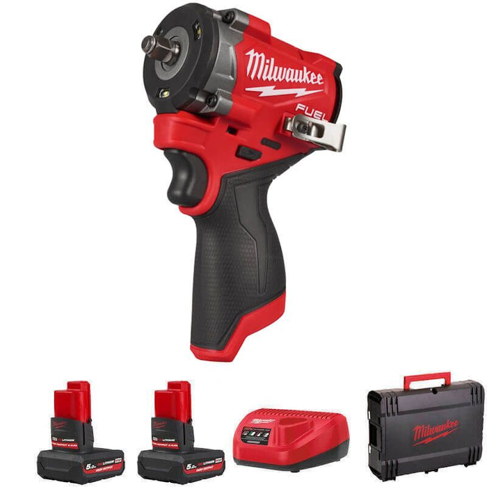 M12 FUEL 1/2″ Compact Impact Wrench with Friction Ring Kit