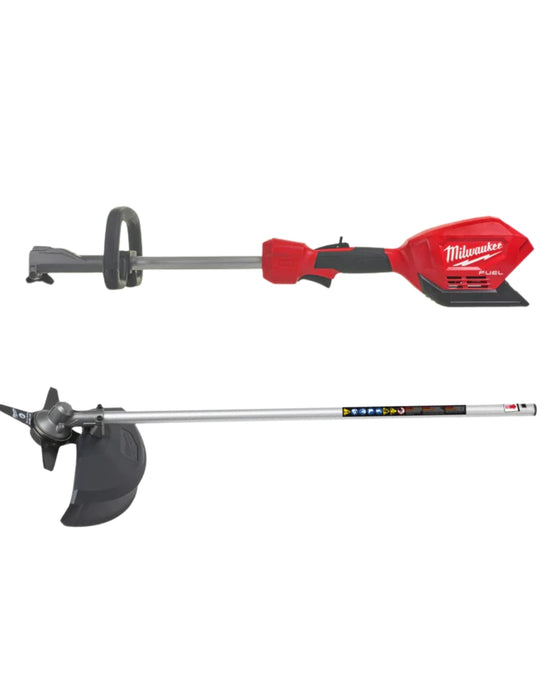 M18 FUEL Gen 2 Outdoor Power Head with QUIK-LOK and Brush Cutter attachment