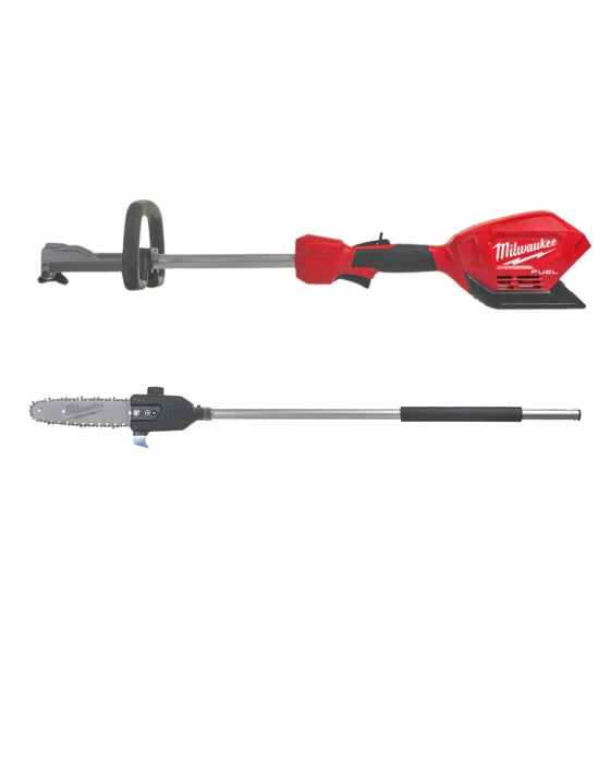 M18 FUEL Gen 2 Outdoor Power Head with QUIK-LOK and Chainsaw attachment