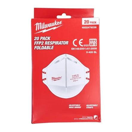FFP2 Respirator Foldable - 20pc