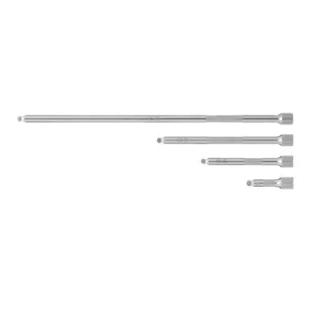 Set of four metal tools 