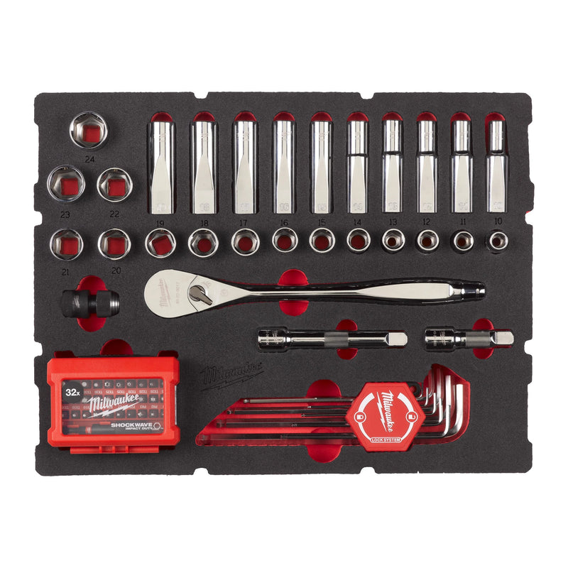 Ratchet and Socket  PACKOUT Foam Insert