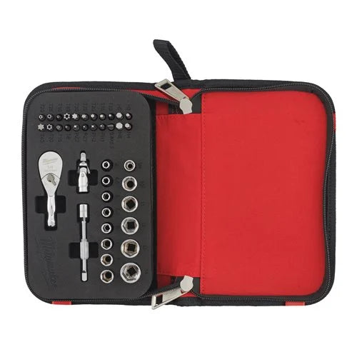 ¼" Compact Ratchet Set