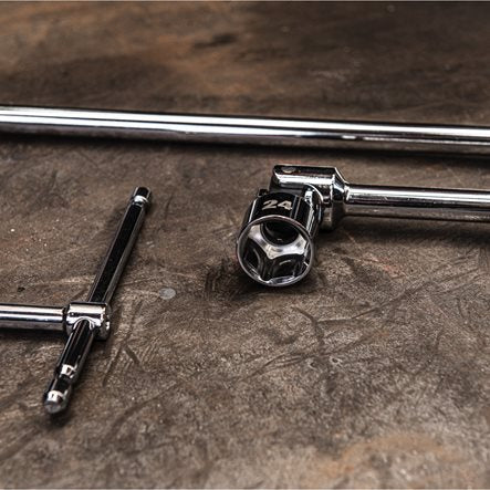 T-bar handle with swivel socket Set - 7 pc