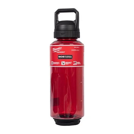 Packout 1420 ml Plastic Bottle Chug Lid Red