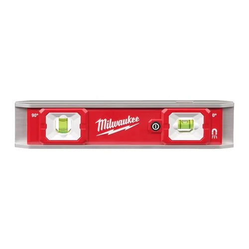 Red Milwaukee LED Torpedo Level