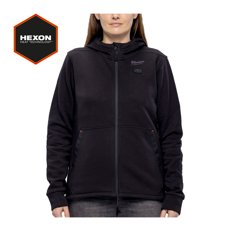 M12™ HEXON™ Heated Hoodie Black - Ladies