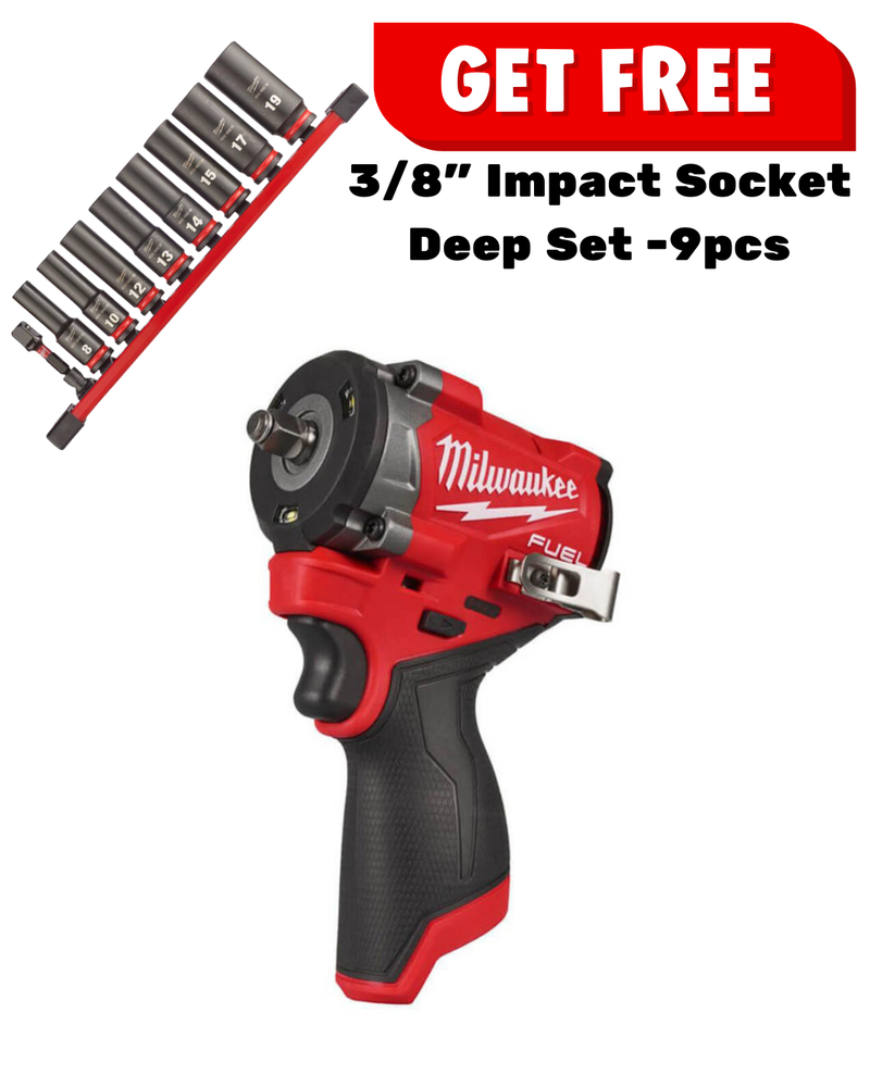 Milwaukee M12 FUEL 3/8″ Compact Impact Wrench | Bare unit | M12 FCIWF38G3