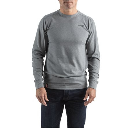 HYBRID T-SHIRT LONG SLEEVE GREY