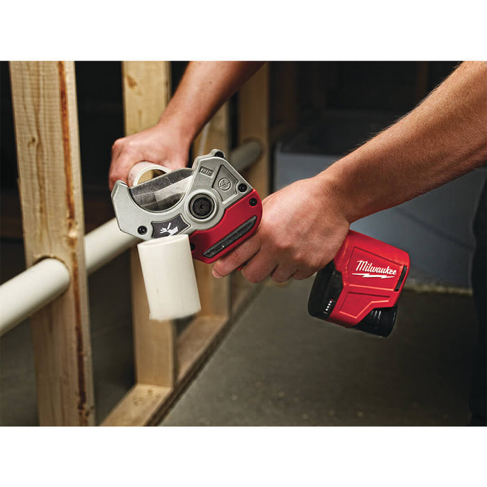 milwaukee m12 pvc pipe cutter - partech