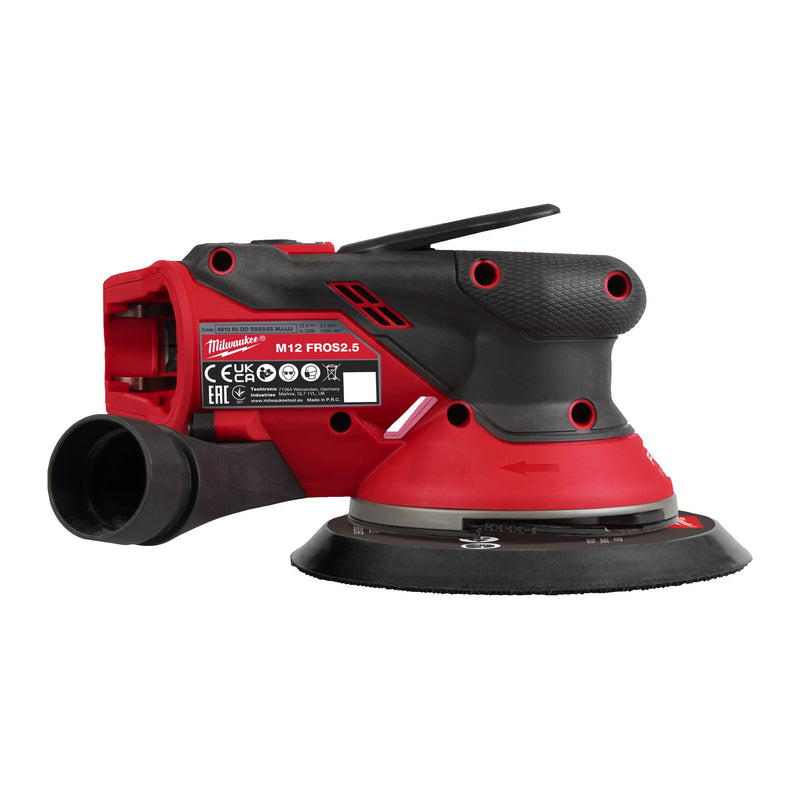 M12 FUEL 150 mm random orbital sander with 2.5 mm orbit