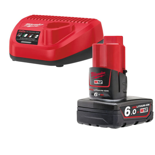 M12 6.0Ah Battery & M12 Charger Kit