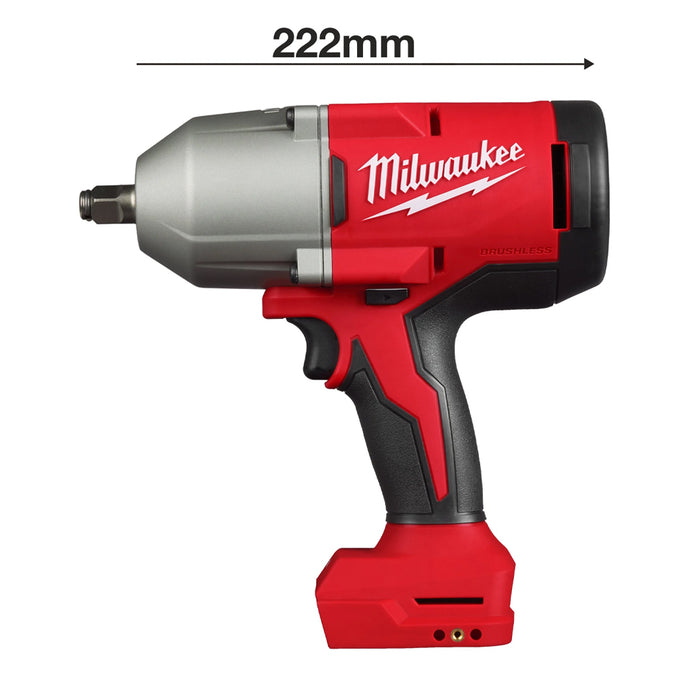 M18™ Brushless ½″ High Torque Impact Wrench + Free Battery