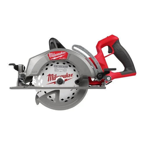 Milwaukee circular saw on a white background