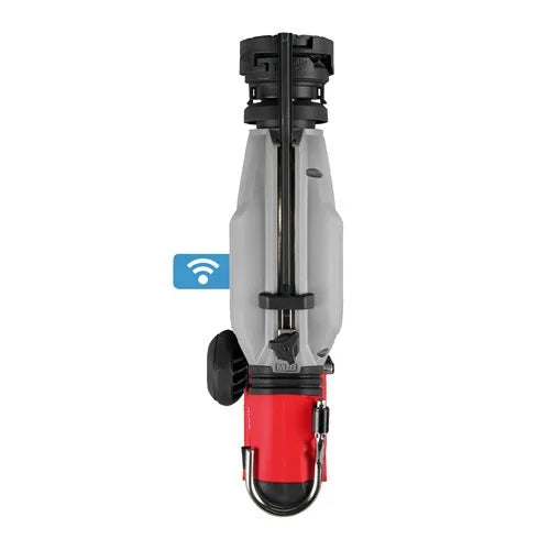 Top view of Milwaukee  hammer with integrated dust extractor