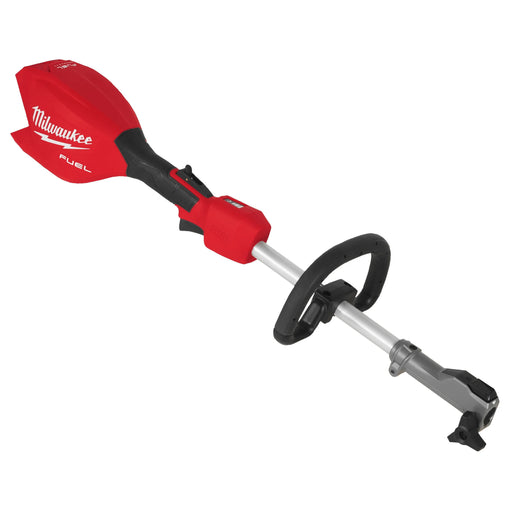 Red Milwaukee cordless grass trimmer 