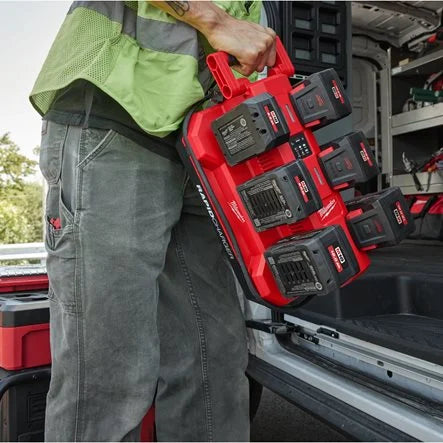 M18 Mobile PACKOUT Six Bay Rapid Charger