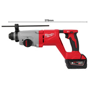 Milwaukee M18 brushless 26 mm SDS Plus D handle hammer