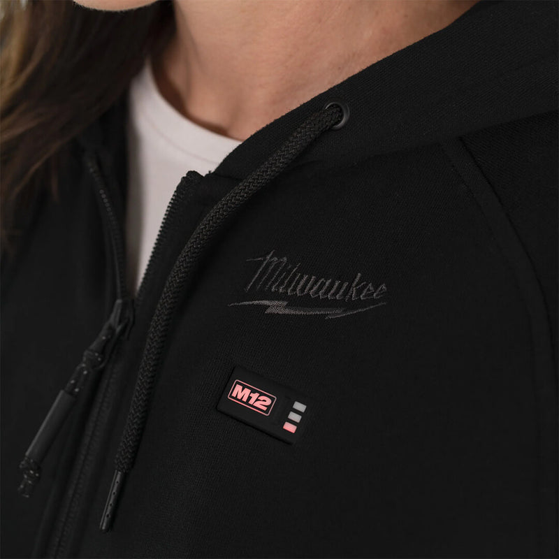 Milwaukee heated ladies hoodie black - Partech
