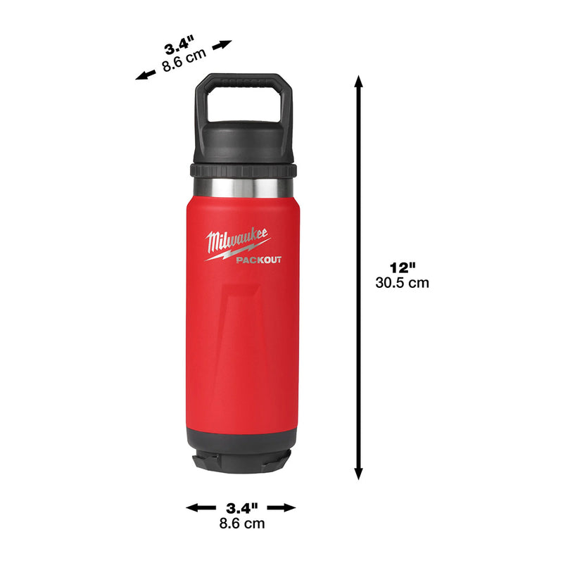 Packout bottle red with chug lid 4932493465