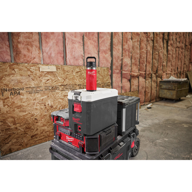 PACKOUT Thermal Bottle - 532ml - Red - with Chug Lid