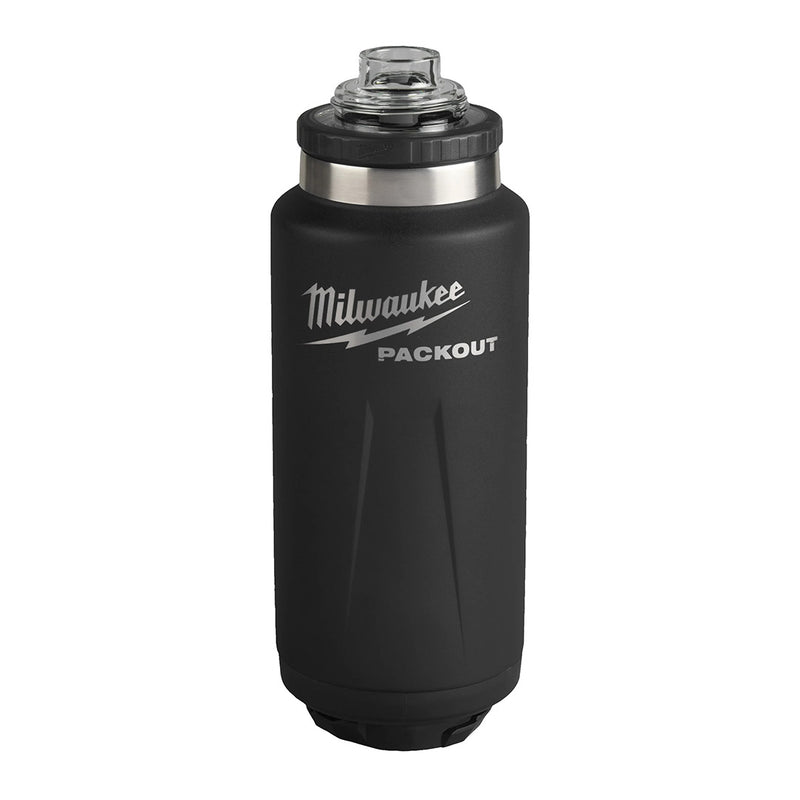 Packout bottle black with chug lid