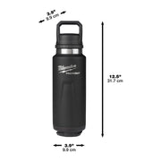 Packout bottle black with chug lid
