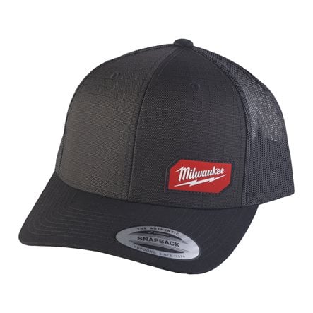 Snapback Trucker Cap - Black