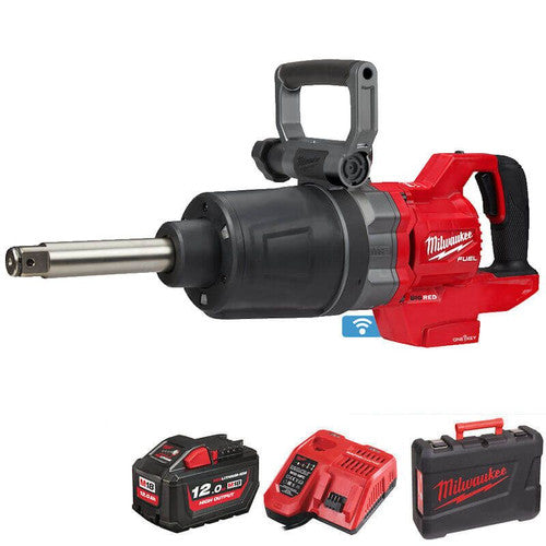 M18 ONE-KEY FUEL High Torque 1" Impact Wrench D-Handle Long Anvil Friction Ring