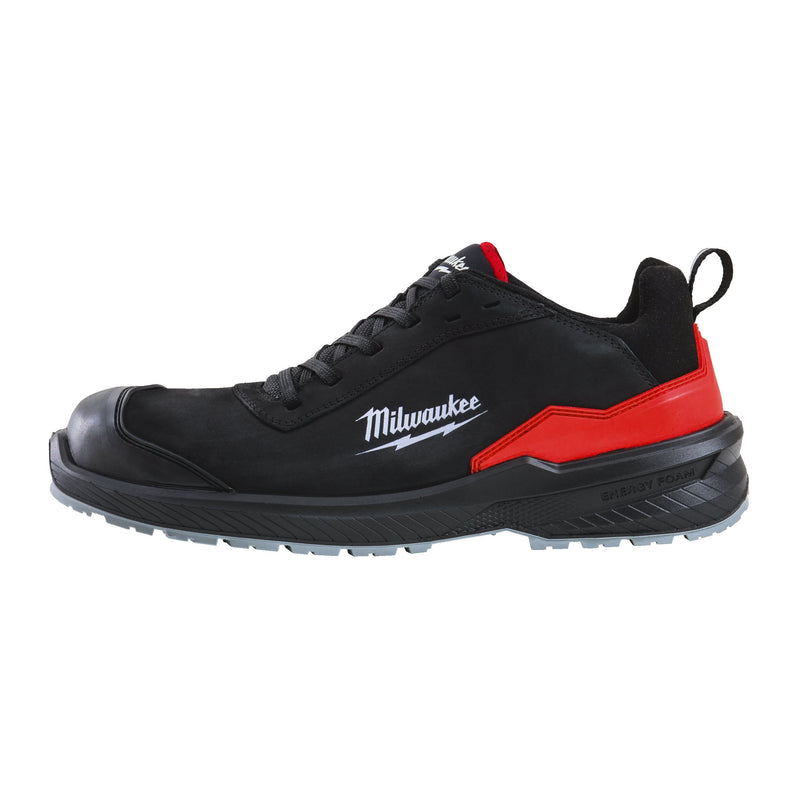 Milwaukee Flextred S3S safety trainers in black – alternative angle