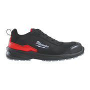 Milwaukee Flextred S3S safety trainers in black – side profile