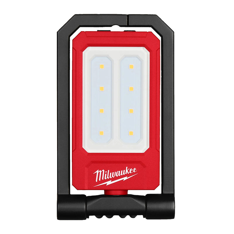 Milwaukee IR FFL internal rechargeable folding flood light front view