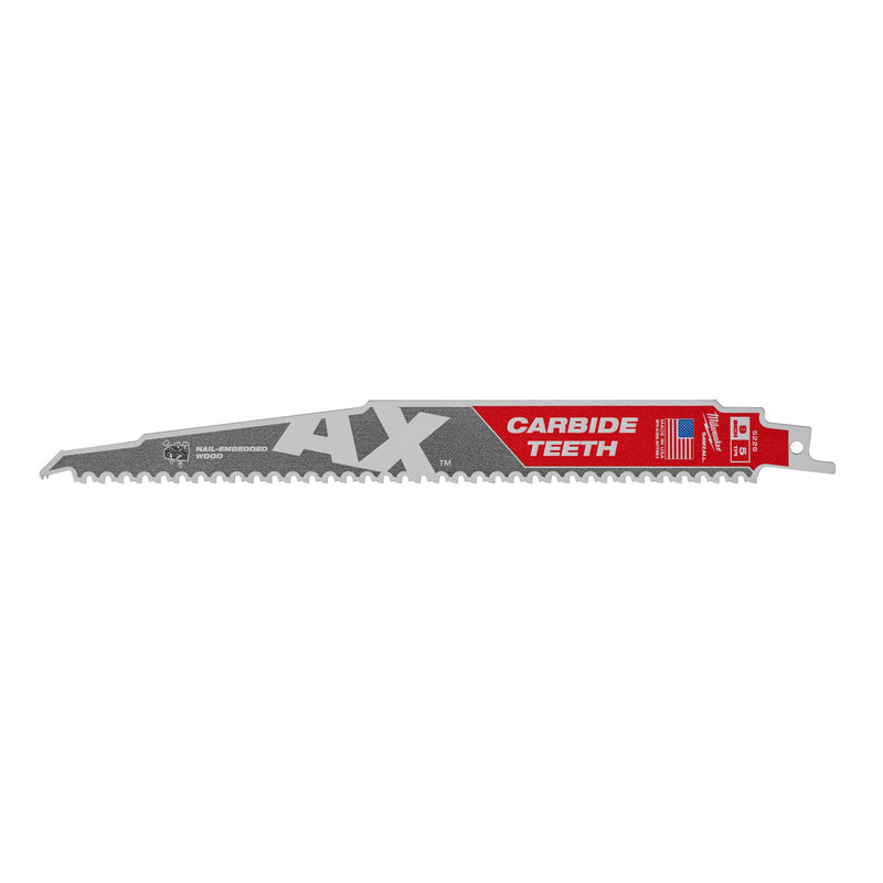 SAWZALL Wood with nails: Heavy duty AX carbide teeth demolition blades TCT AX 230