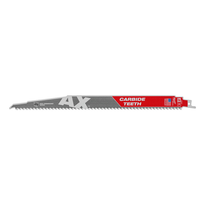 SAWZALL Wood with nails: Heavy duty AX carbide teeth demolition blades TCT AX 230