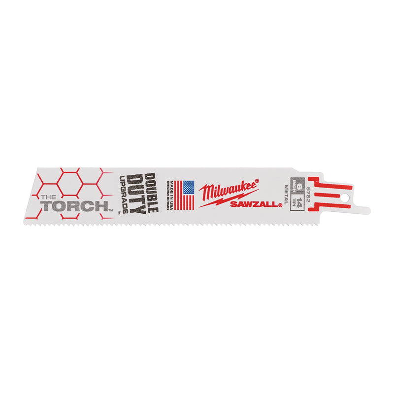 SAWZALL Metal: Heavy duty TORCH demolition blades 150 x 14 Tpi -5pcs