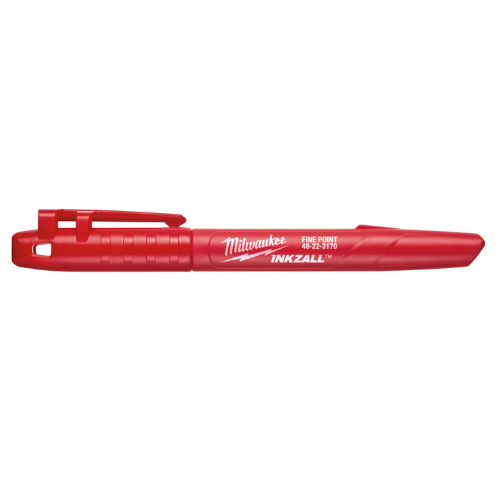 INKZALL Fine Point Marker - Red - 1 pc