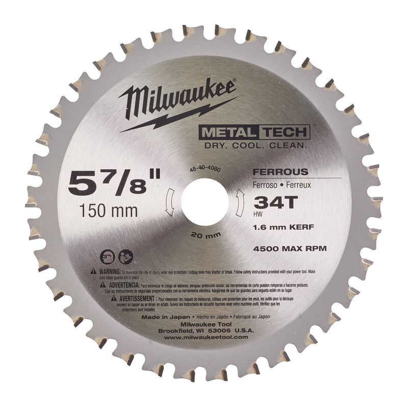 CIRCULAR SAW BLADE Metal 150x20x34Z
