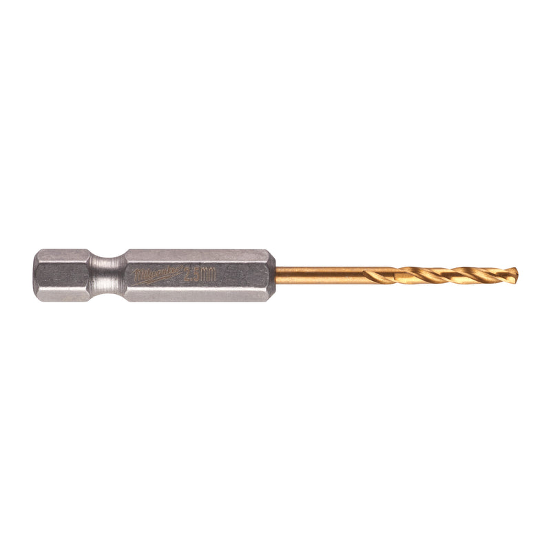 RED HEX - SHOCKWAVE HSS-TiN metal drill bits