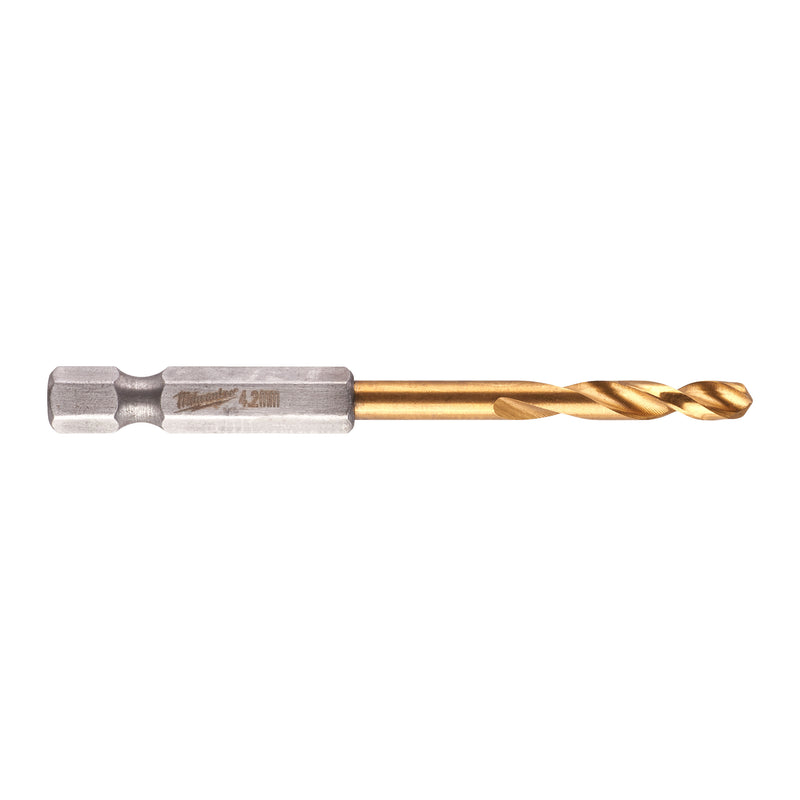 RED HEX - SHOCKWAVE HSS-TiN metal drill bits