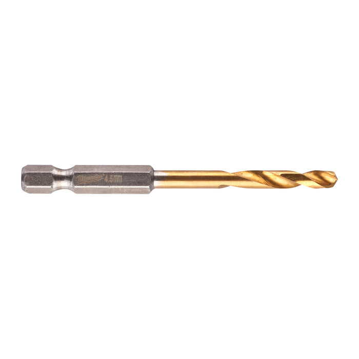 RED HEX - SHOCKWAVE HSS-TiN metal drill bits