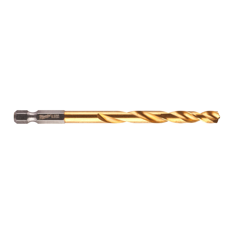 RED HEX - SHOCKWAVE HSS-TiN metal drill bits