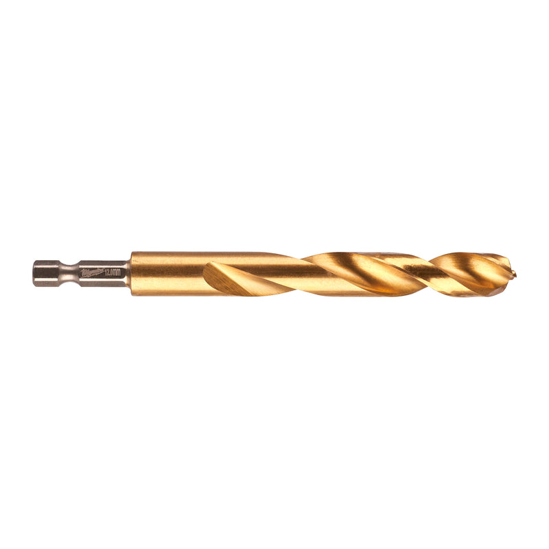 RED HEX - SHOCKWAVE HSS-TiN metal drill bits