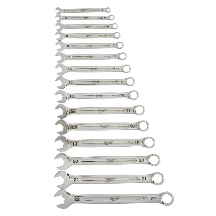 Metric Comb. Spanner Set -15pcs