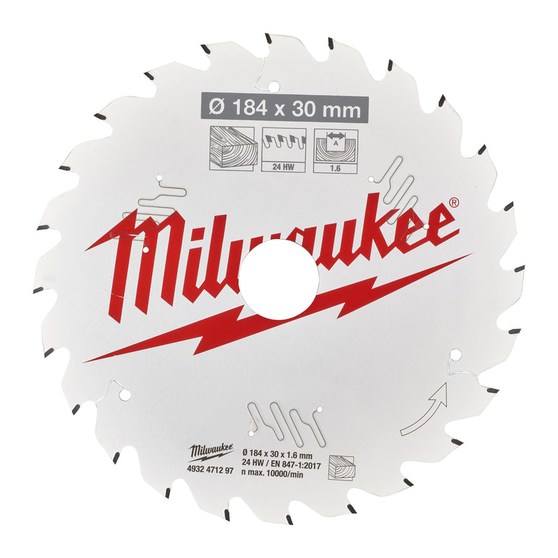 Circular Saw Blade P W 184X30X1.6X24ATB